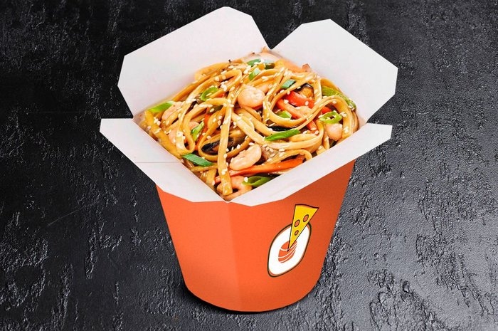 Удон с морепродуктами